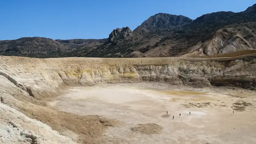 Panorama krateru wulkanicznego