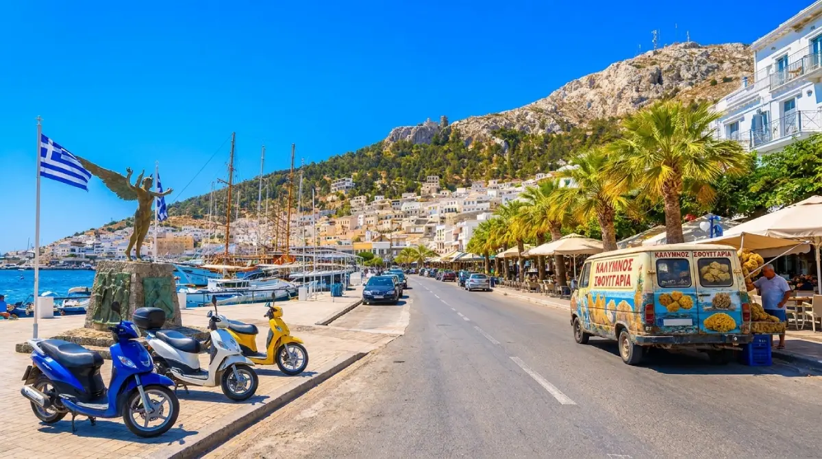 Port Pothia na Kalymnos – wyspa poławiaczy gąbek