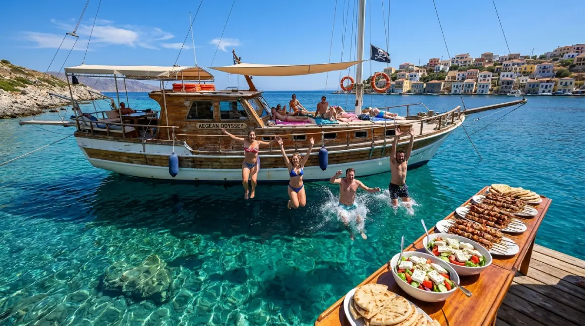 Rejs na wyspy Kalymnos, Pserimos i Plati